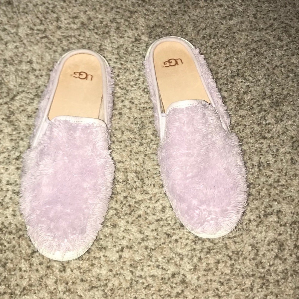 UGG Slippers Luci Slip on Slide Sneakers Lavender